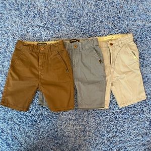 Set of 3 Boys Size 22 (8 Slim) Quicksilver Shorts Straight Fit